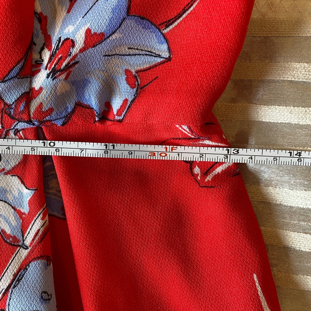 Twik by Simons Sleeveless Red Floral Dress - Picture 10 of 12